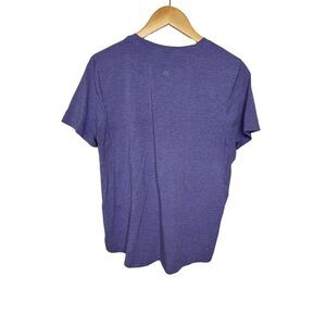 Lululemon love crewneck t-shirt curved hem purple size 8